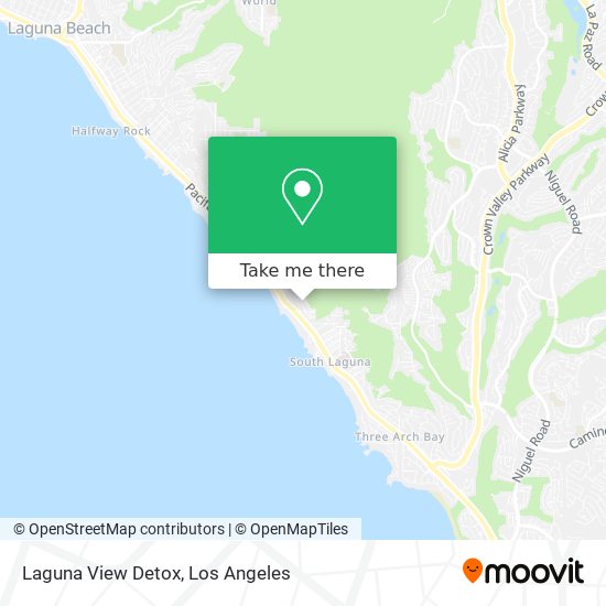 Laguna View Detox map