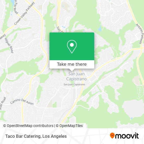 Mapa de Taco Bar Catering