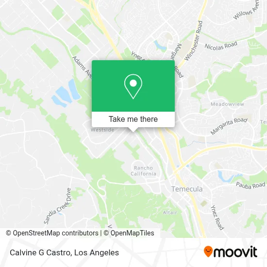 Calvine G Castro map