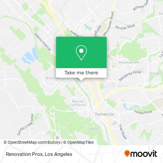 Renovation Pros map