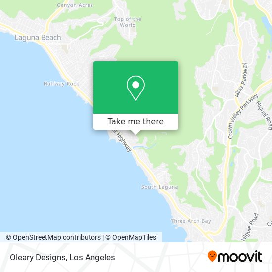 Oleary Designs map