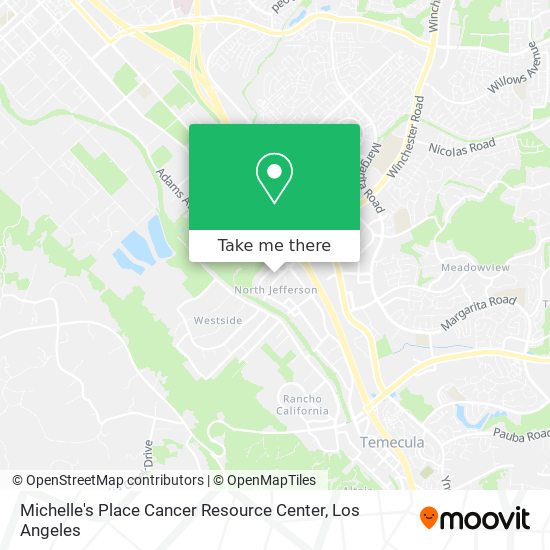 Michelle's Place Cancer Resource Center map