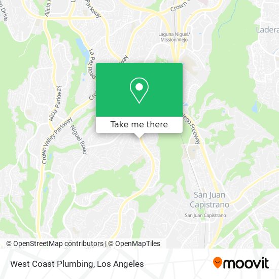 Mapa de West Coast Plumbing
