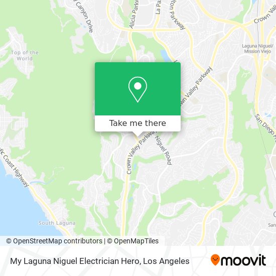 My Laguna Niguel Electrician Hero map