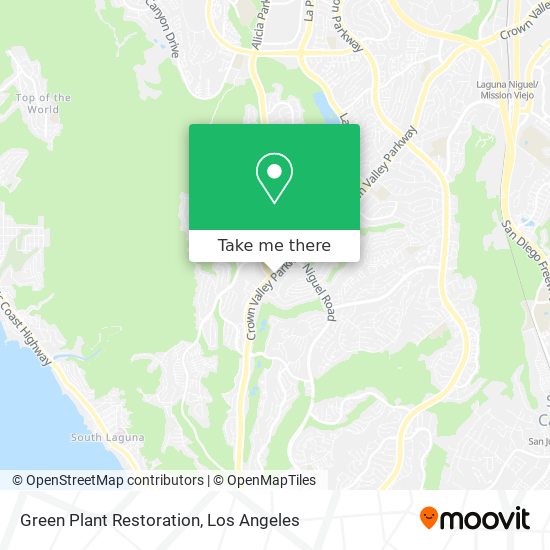 Green Plant Restoration map