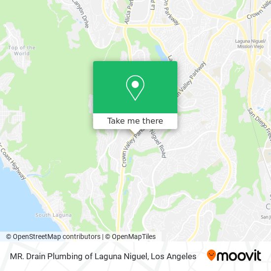 MR. Drain Plumbing of Laguna Niguel map