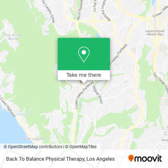 Back To Balance Physical Therapy map