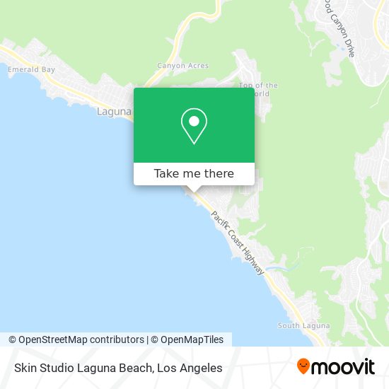 Mapa de Skin Studio Laguna Beach