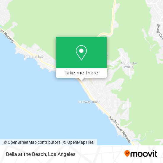 Mapa de Bella at the Beach