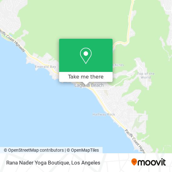 Mapa de Rana Nader Yoga Boutique