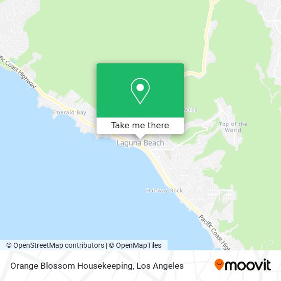 Orange Blossom Housekeeping map