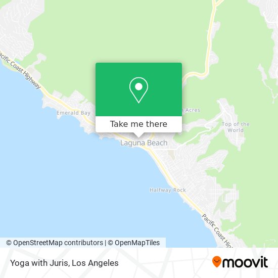 Yoga with Juris map