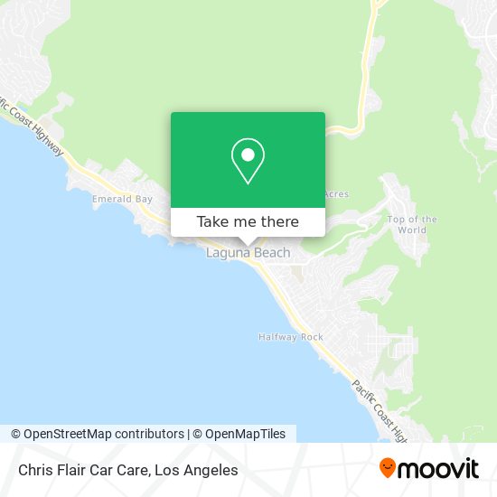 Chris Flair Car Care map