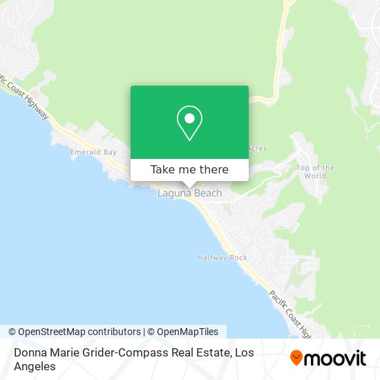 Mapa de Donna Marie Grider-Compass Real Estate