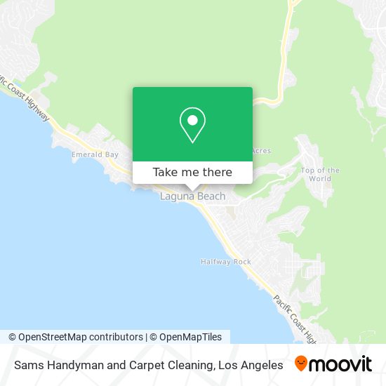 Sams Handyman and Carpet Cleaning map