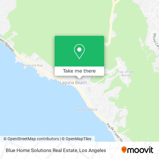 Blue Home Solutions Real Estate map