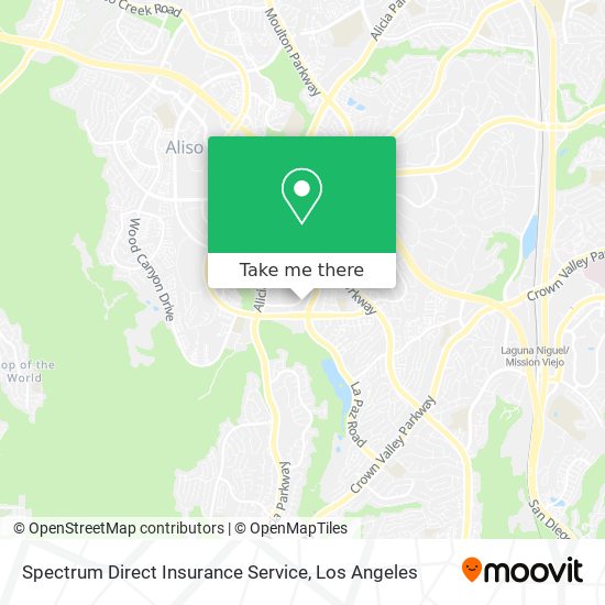 Spectrum Direct Insurance Service map