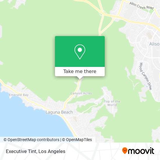 Mapa de Executive Tint