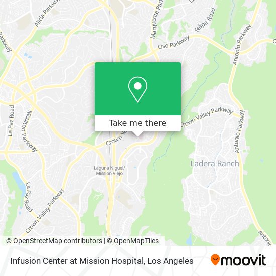 Infusion Center at Mission Hospital map