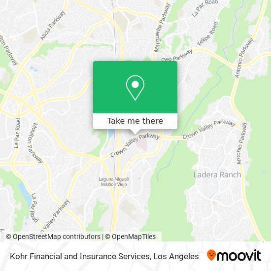 Kohr Financial and Insurance Services map