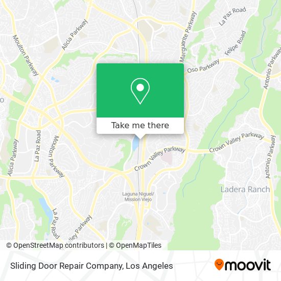 Sliding Door Repair Company map