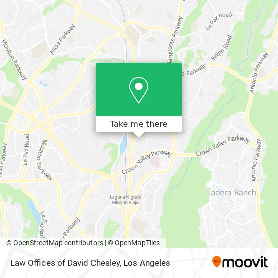 Law Offices of David Chesley map