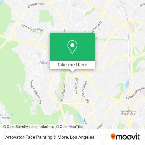 Artovator-Face Painting & More map