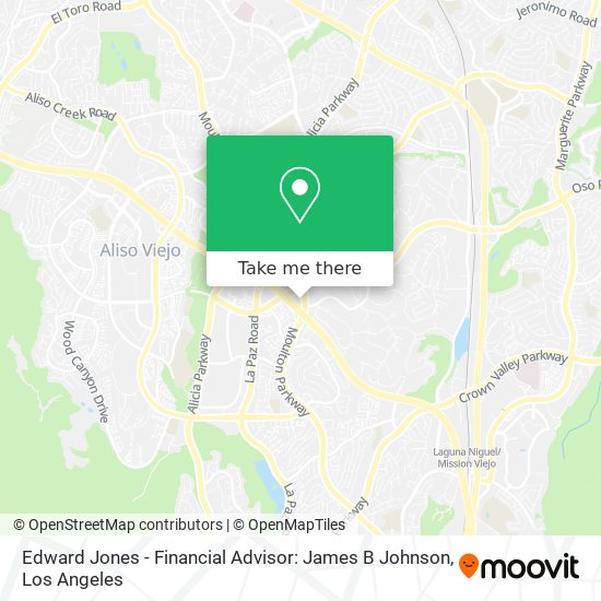 Mapa de Edward Jones - Financial Advisor: James B Johnson