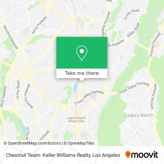 Chestnut Team- Keller Williams Realty map