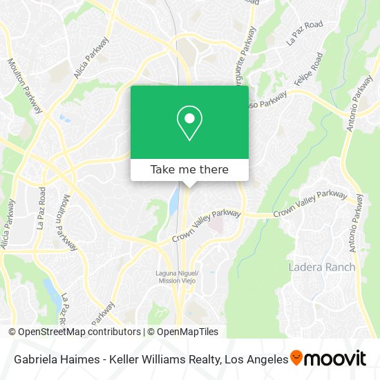 Mapa de Gabriela Haimes - Keller Williams Realty
