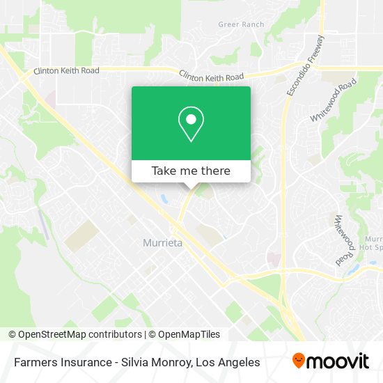 Farmers Insurance - Silvia Monroy map