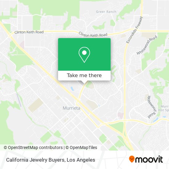 Mapa de California Jewelry Buyers