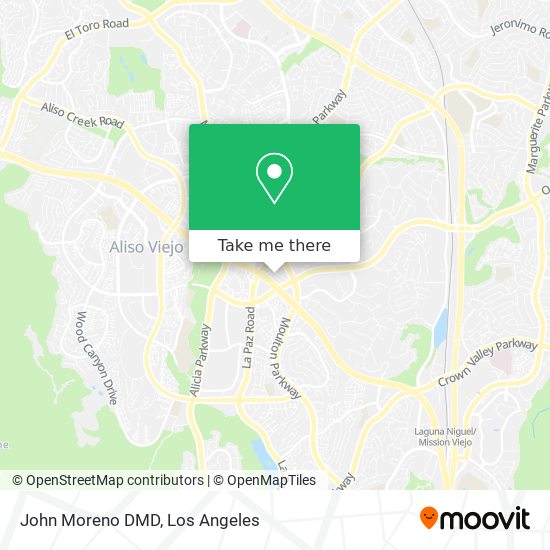 John Moreno DMD map