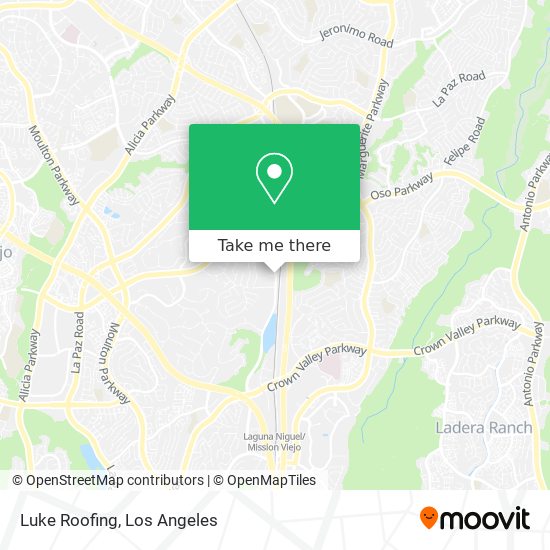 Mapa de Luke Roofing