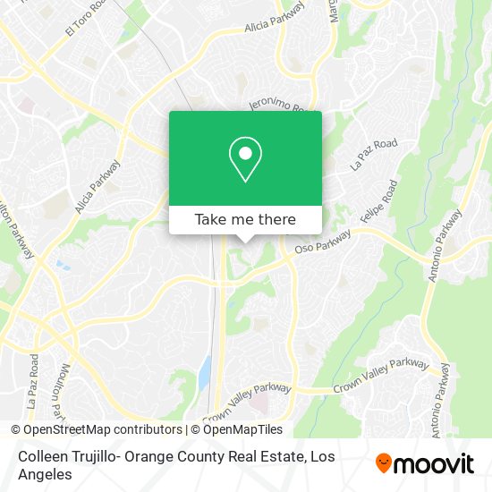 Mapa de Colleen Trujillo- Orange County Real Estate