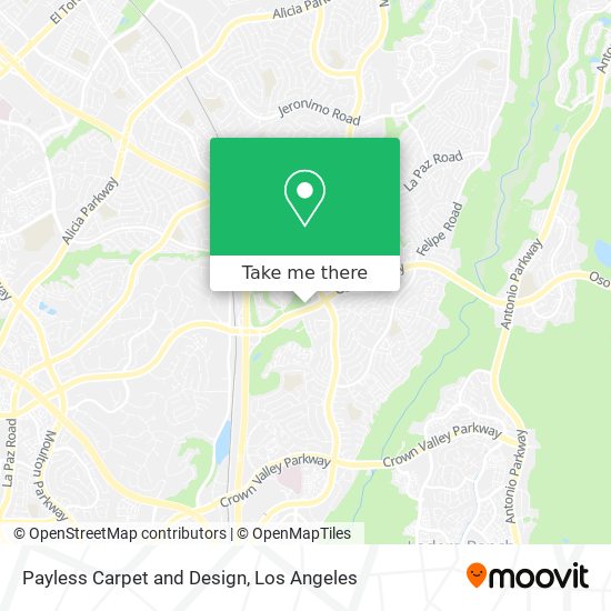 Payless Carpet and Design map