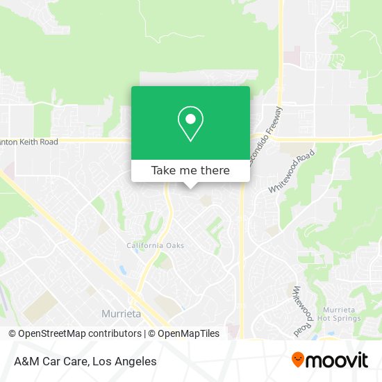 A&M Car Care map