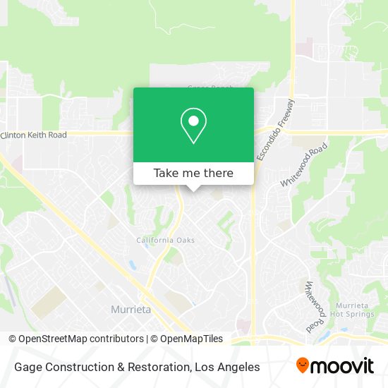 Gage Construction & Restoration map