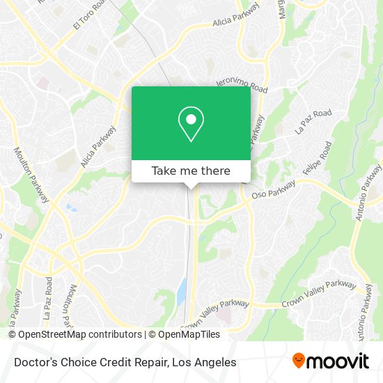 Mapa de Doctor's Choice Credit Repair