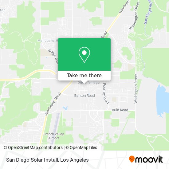 Mapa de San Diego Solar Install