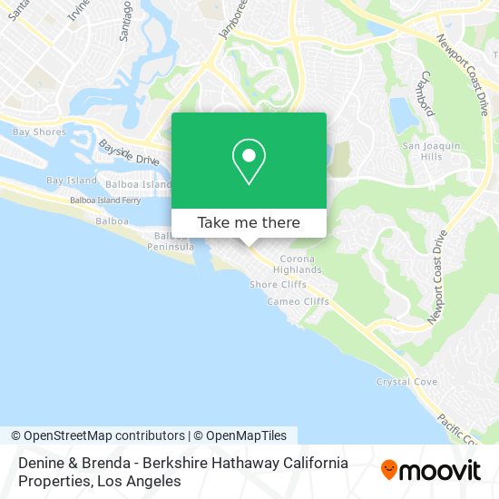 Denine & Brenda - Berkshire Hathaway California Properties map