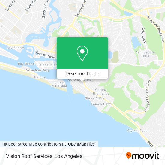 Vision Roof Services map