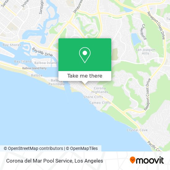 Mapa de Corona del Mar Pool Service