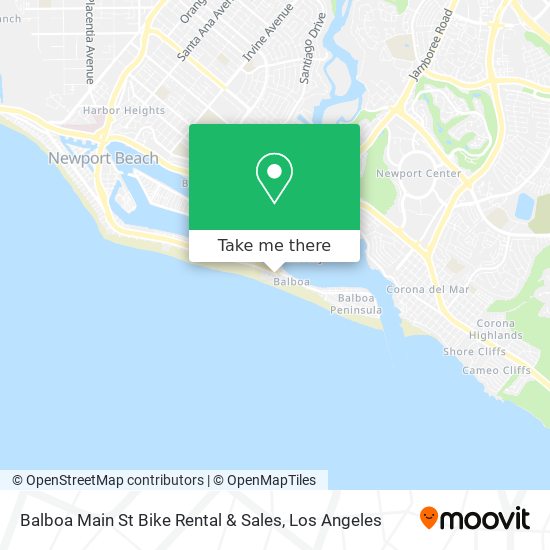 Mapa de Balboa Main St Bike Rental & Sales