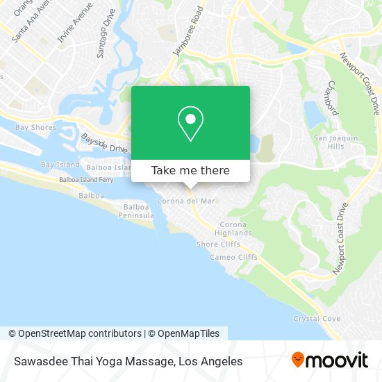 Mapa de Sawasdee Thai Yoga Massage