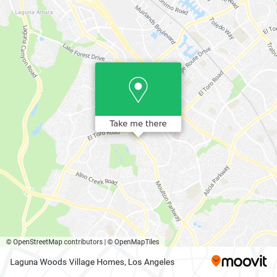 Mapa de Laguna Woods Village Homes