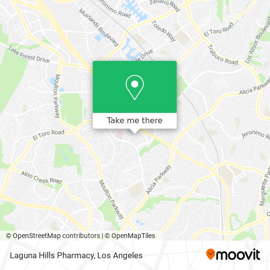 Mapa de Laguna Hills Pharmacy