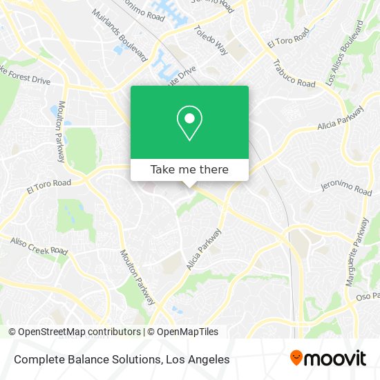 Mapa de Complete Balance Solutions