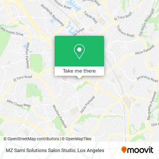 MZ Sami Solutions Salon Studio map