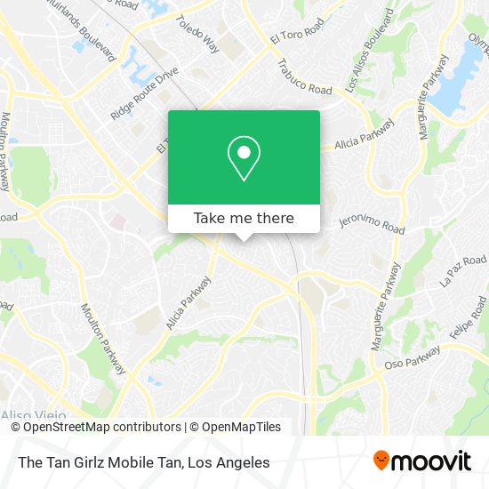 The Tan Girlz Mobile Tan map